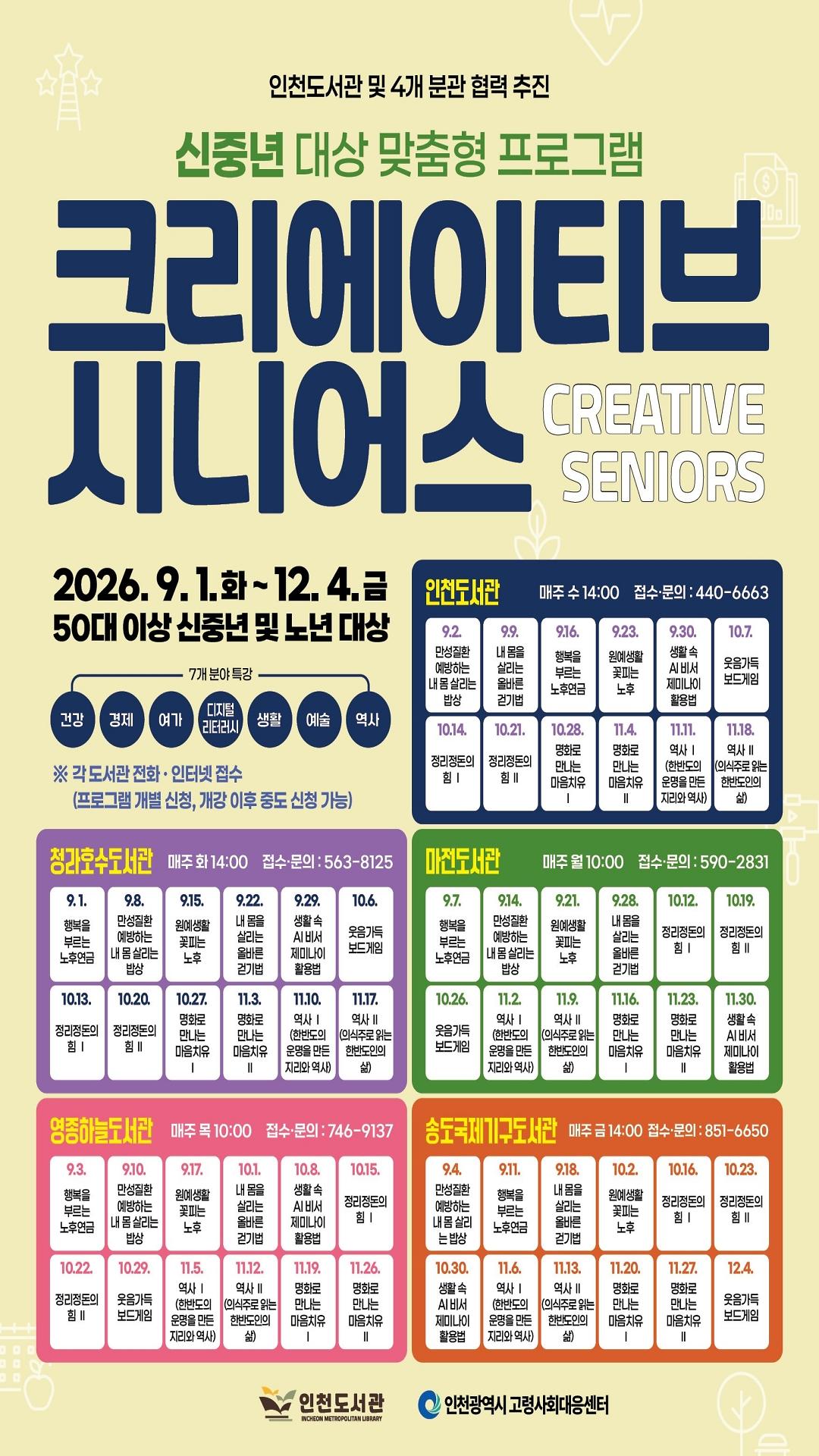 3.인천도서관_크리에이티브_시니어스_포스터(1080x1920px).jpg 이미지