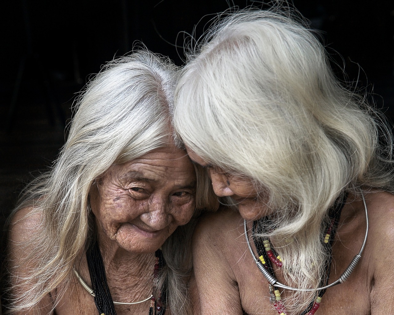 woman,  white hair,  traditional,  portrait,  granny